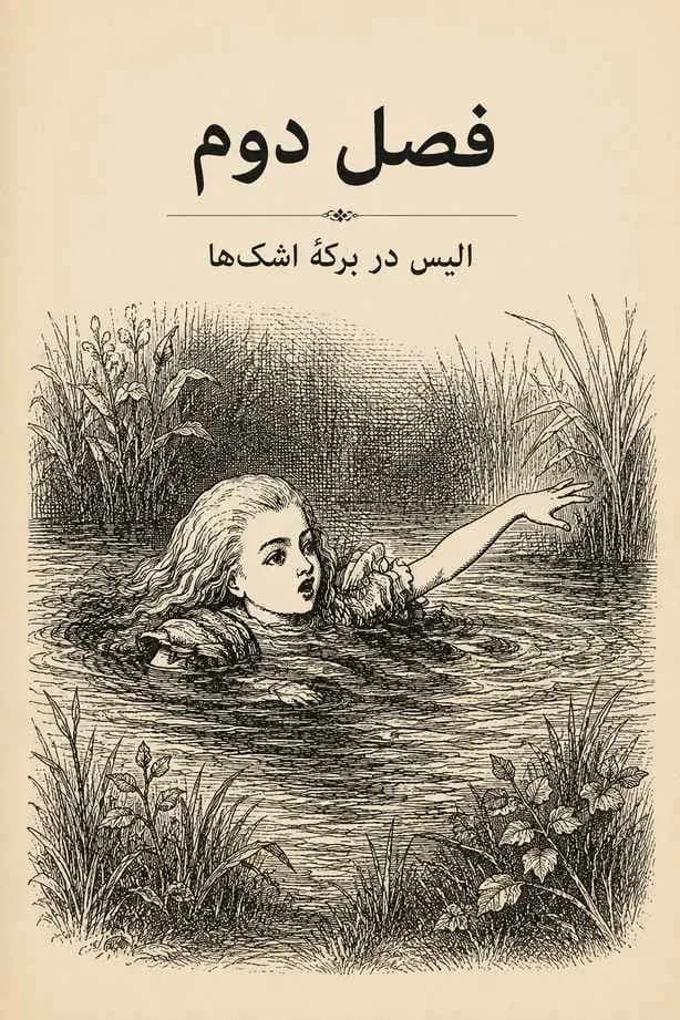 جلد کتاب آلیس در سرزمین عجایب؛ برکهٔ اشک‌ها – چکیده و خلاصه صوتی در گوش بده